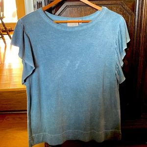 Dantelle Ruffle Sleeve Blouse